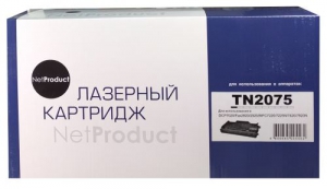 Картридж Brother  NetProduct  TN-2075, 2,5К