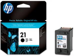 Заправка черного струйного картриджа HP 21 (C9351)