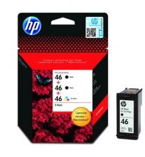 Заправить  Картридж струйный HP 46 (CZ637AE) черный